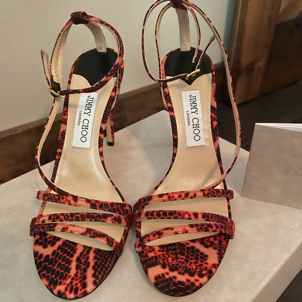NWT Jimmy Choo Tesca 100mm Heels. Size 39 - Picture 7 of 10